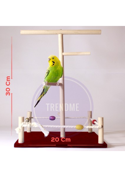 Trendme Ahşap Kuş Oyun Parkı 2 (Kırmızı) fiyatları