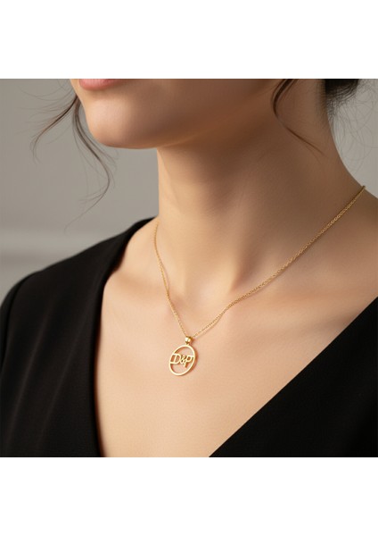 8 Ayar Altın Kolye Ucu D&p GM11024 1 gr