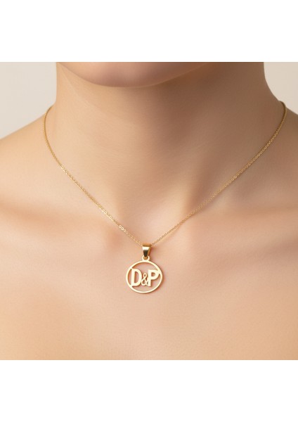 8 Ayar Altın Kolye Ucu D&p GM11017 0.5 gr