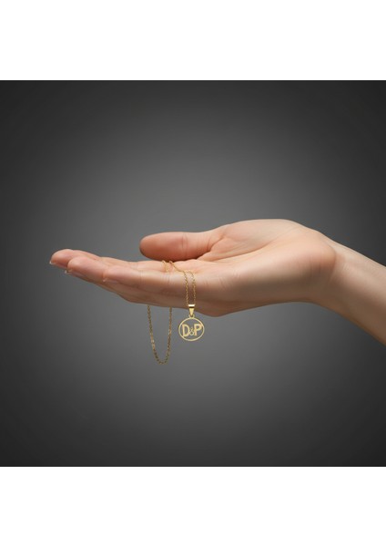 8 Ayar Altın Kolye Ucu D&p GM11017 0.5 gr fiyatları