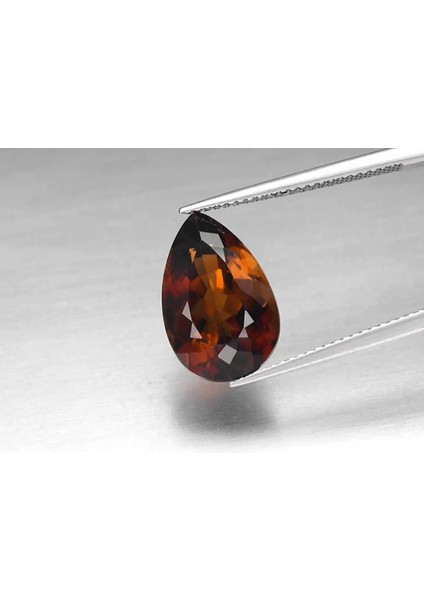 8.84CT 15X10MM Vvs Pear Natural Champagne Topaz, Brazil