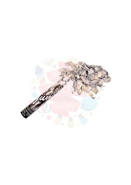 Patlayan Konfeti Gümüş