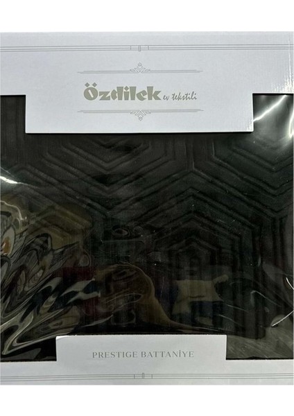 Prestige Kalın Embos Tek Kişilik Battaniye (155X220)-JET Black fiyatları