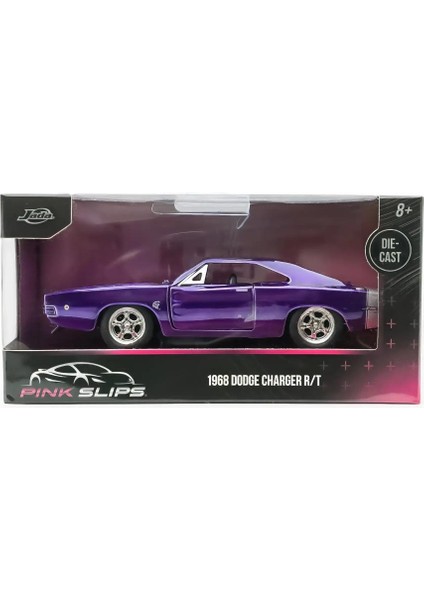 Pınk Slıps 1968 Dodge Charger 1/32 Model Araba