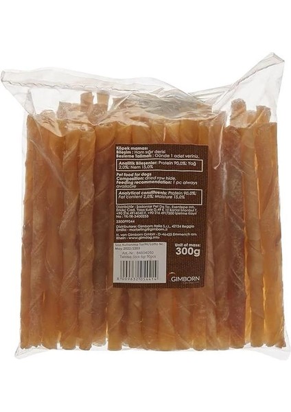 Mordimi Köpekler Için Burgu Çubuk Kemik, Çiğneme Kemiği, Naturel, 50'li, 300 gr fiyatları