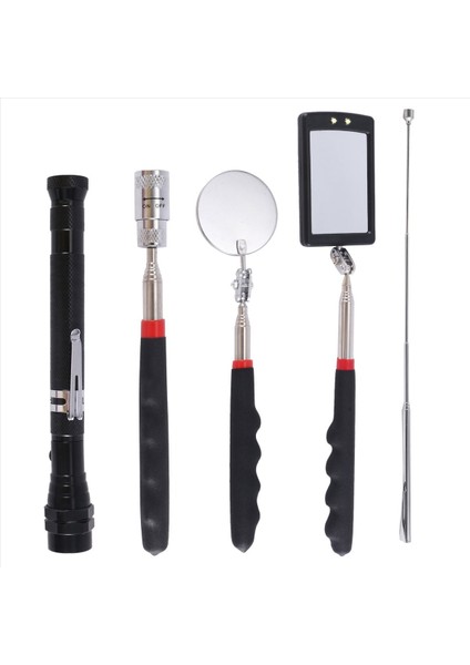 Taşınabilir Iç Muayene Aynası Gövde Altı Denetim Aynası Teleskopik Muayene Aynası 5 Parçalı Kutu Seti (Yurt Dışından) fiyatları