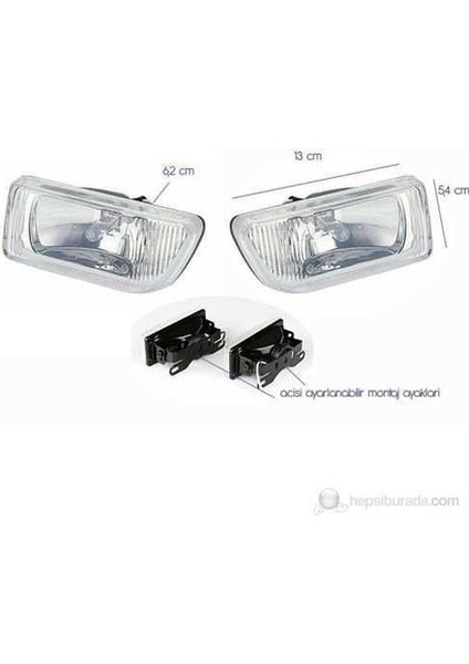 Toyota Corolla Uyumlu Efsane Kasa Sis Farı 92-98 Model
