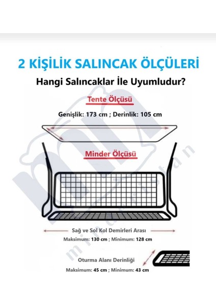 Yeşil Yaprak Salıncak Minder Seti, 2 Kişilik, Tenteli, Süngerli, Rahat ve Şık fiyatları