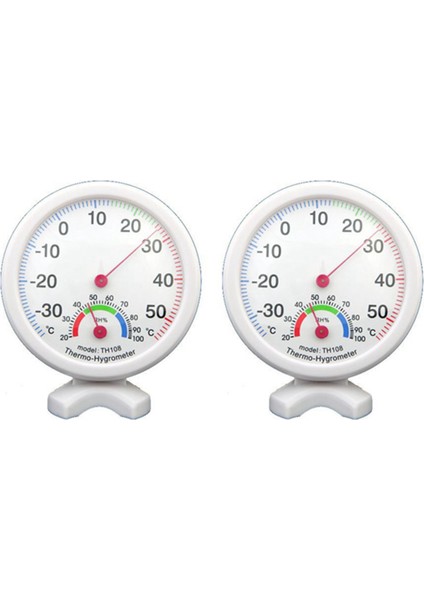 2x Higrometre Nem Termometre Sıcaklık/sıcaklık Ölçer (Yurt Dışından)