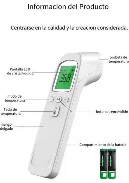 Dokunmasız Alın Termometresi Yetişkinler ve Çocuklar Için Dijital Kızılötesi Termometre Dokunulmaz Bebek Termometresi (Yurt Dışından) fırsatları