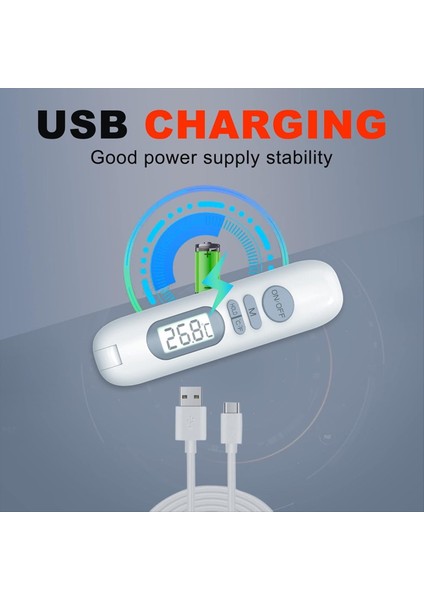 Gıda Termometresi LCD Dijital Şarj Edilebilir Termometre Açık Dış Mekan Barbekü Et Gıda Termometresi (Yurt Dışından) indirimleri