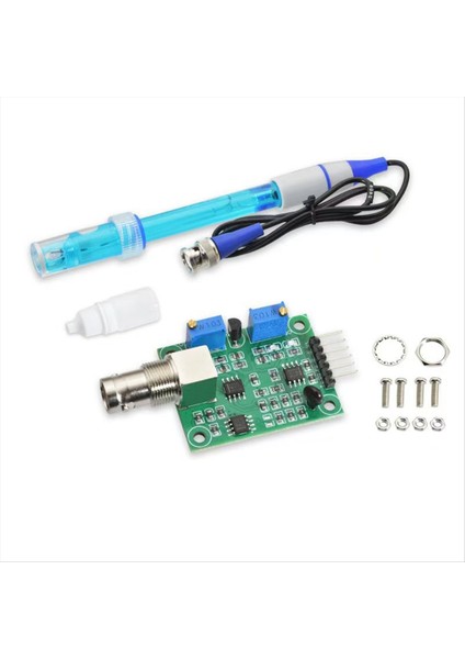 PH4502C Ph Değer Algılama Sensörü Modülü Kit Algılama Regülatörü Toprak Su Si Asit-Alkali Konsantrasyon Sensörü (Yurt Dışından)