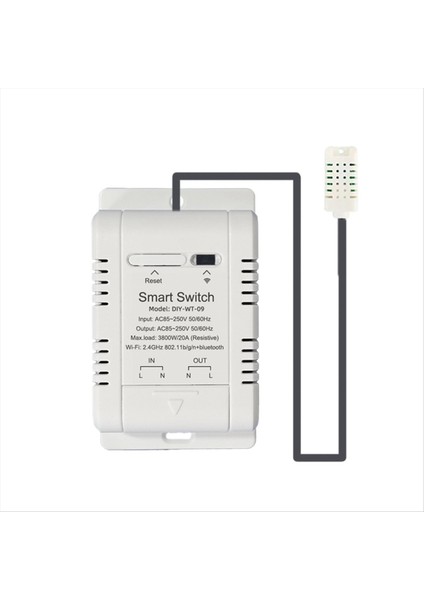 Wıfı 1m Sensörle Wifi Akıllı Sıcaklık ve Nem Anahtarı Ewelink 20A Sıcaklık Nem Anahtarı Ses Kontrolünü (Yurt Dışından) indirimleri