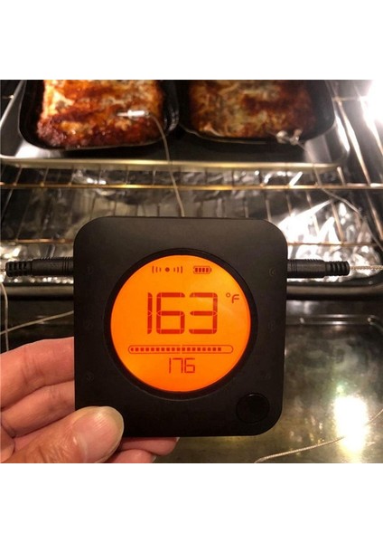 Barbekü Pişirme Gıda Termometresi Bluetooth Akıllı Güvenli Güvenli Izgara Termometresi Bbq Fırını Için Zamanlayıcı Sıcaklık Alarmı (Yurt Dışından) fiyatları