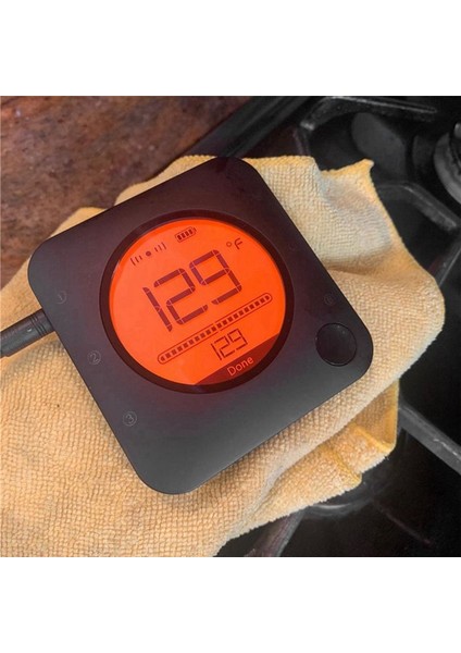 Barbekü Pişirme Gıda Termometresi Bluetooth Akıllı Güvenli Güvenli Izgara Termometresi Bbq Fırını Için Zamanlayıcı Sıcaklık Alarmı (Yurt Dışından) modelleri