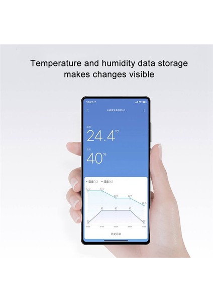 Xiaomi Mijia Termometresi Için 2 Adet LCD Ekranlı Akıllı Ev Sıcaklığı Nem Sensörü Dijital Nem (Yurt Dışından) modelleri