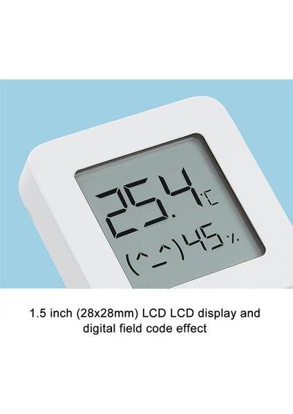 Xiaomi Mijia Termometresi Için 2 Adet LCD Ekranlı Akıllı Ev Sıcaklığı Nem Sensörü Dijital Nem (Yurt Dışından) fırsatları