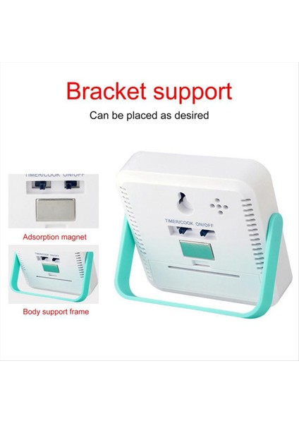 Dijital Gıda Termometresi Pişirme Sıcaklığı Alarm Pişirme Zamanlayıcı LED Ekran Paslanmaz Çelik Prob Siyah (Yurt Dışından) fiyatları