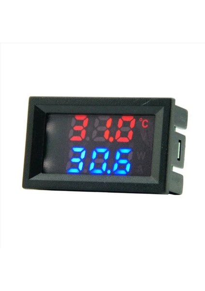 2x Mini Doğru Akım 4-28V Dijital Termometre Çift Ekran Dedektörleri Snowmobile Mum Sıcaklığı B (Yurt Dışından) modelleri