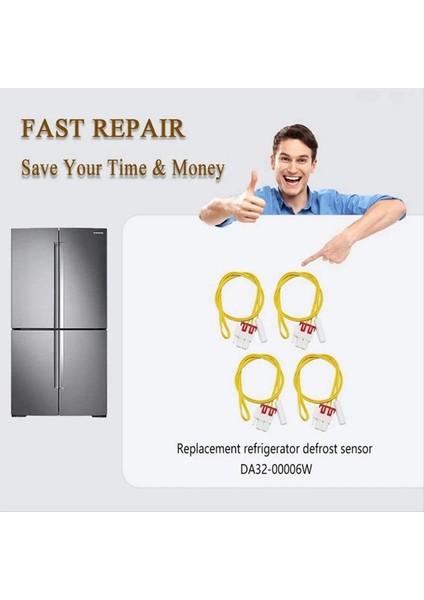 8pcs DA32-00006W Buzdolabı Buzdolu Sıcaklık Sensörü Değiştirme Samsung AP41336842 DA32-10105R Için Termostat Probu (Yurt Dışından) indirimleri
