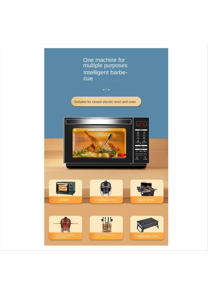 Fırın Izgarası Için Kablosuz Et Gıda Termometresi Mutfak Barbekü Bluetooth Barbekü Içen Yemek Yemek Termometresi (Yurt Dışından)