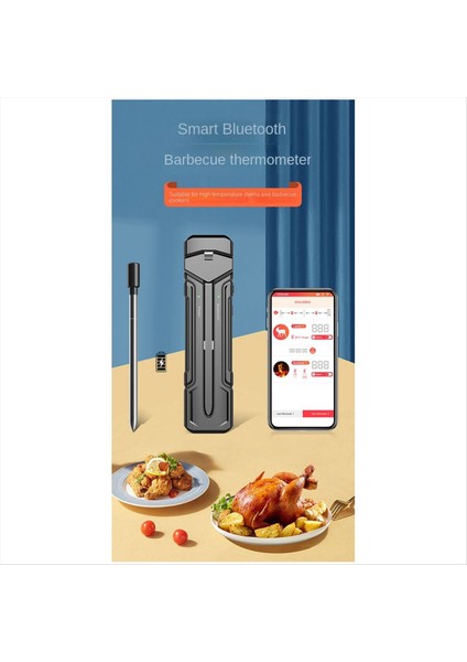 Fırın Izgarası Için Kablosuz Et Gıda Termometresi Mutfak Barbekü Bluetooth Barbekü Içen Yemek Yemek Termometresi (Yurt Dışından) fiyatları