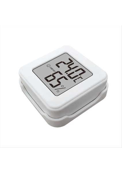 1207 Mini Sıcaklık ve Nem Metre Araç Termometresi Gülümseme Yüz Ekran Ev Iç Mekan Termometresi (Yurt Dışından) fırsatları