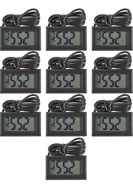 10X LCD Buzdolabı Dondurucu Buzdolabı Dijital Termometre Sıcaklığı -50 - 110 Celsius (Yurt Dışından)