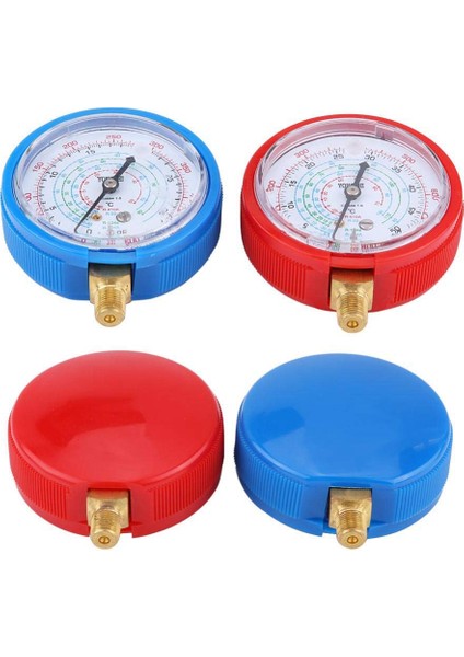 2pcs Araç Otomatik Düşük Test Cihazı Araç Klima Soğutucu Basınç Gösterge Kiti R410A R134A R22 Soğutucu (Yurt Dışından) indirimleri