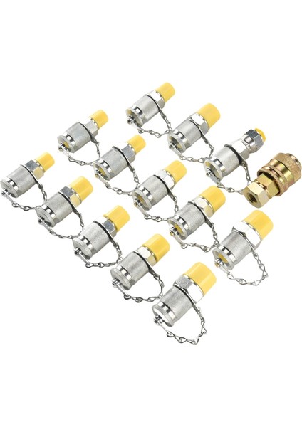 14PCS Hidrolik Sistem Kiti Için Hidrolik Basınç Test Noktası Testi Bağlama Adaptör Seti (Yurt Dışından) modelleri