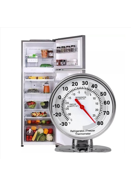 2x Paslanmaz Buzdolabı Termometre Dondurucu Sıcaklık Ölçer Mini Termometre Ev Mutfak Maması (Yurt Dışından) modelleri