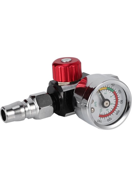 2pc 1/4 Inç Bsp Mini Hava Regülatör Valf Aracı Dayanıklı Küçük Kuyruk Basınç Göstergesi 48 x 60MM Püskürtme Aracı Için Nozul ile (Yurt Dışından) indirimleri