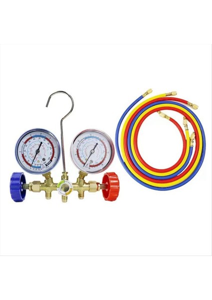 Klima Aracı R134A Için Freon R12 R22 Klima Basınç Göstergesi Soğutucu Basınç Ölçümü Set 1 (Yurt Dışından) modelleri