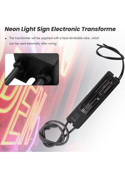 Neon Işık Işareti Transformatör Güç Kaynağı HB-C02TE 3kv 30MA 5-25W Herhangi Bir Cam Neon Işık Işareti Için Uyum (Yurt Dışından) fiyatları