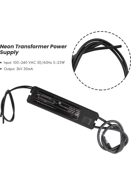 Neon Işık Işareti Transformatör Güç Kaynağı HB-C02TE 3kv 30MA 5-25W Herhangi Bir Cam Neon Işık Işareti Için Uyum (Yurt Dışından) modelleri