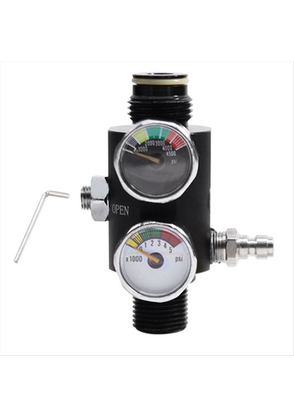 M18 Çift Gösterge Basınç Regülatörü Valvula Reguladora Pnömatik Hava Valf Doldurma Istasyonu (Yurt Dışından) fırsatları