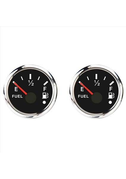 2set 52MM Yakıt Seviye Göstergesi 0-190OHM Değiştirilebilir 240-33OHM Akaryakıt Seviyesi Sayaç Tekne Araba Göstergeleri Alarm ile (Yurt Dışından)