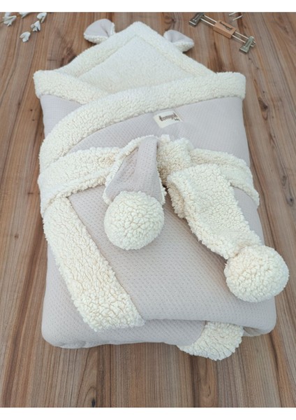 Kışlık Kalın Bebek Battaniyesi %100 Pamuklu Doğal Organik Uyku Kundağı Hastane Çıkışı Yenidoğan Örtü fiyatları