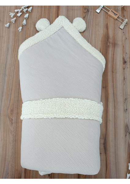 Kışlık Kalın Bebek Battaniyesi %100 Pamuklu Doğal Organik Uyku Kundağı Hastane Çıkışı Yenidoğan Örtü fırsatları