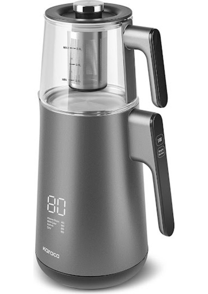 Çift Cidarlı Dijital Ekranlı Gümüş Çay Makinesi, Pratik ve Şık Tasarım modelleri