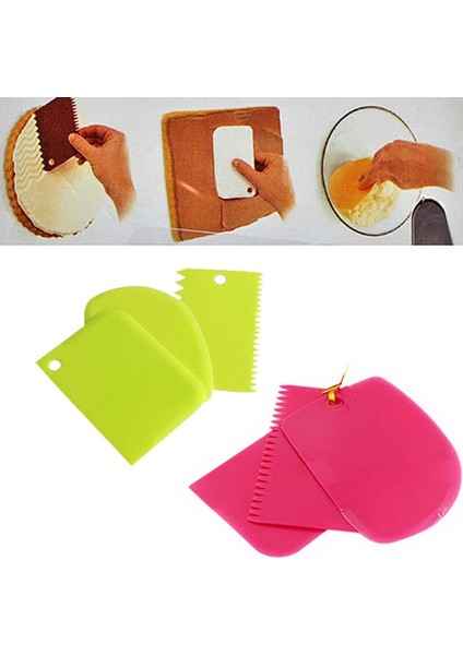 Hamur Şekillendirici Kesici Kazıyıcı Pasta Kek Dekorasyon Seti (5148) modelleri