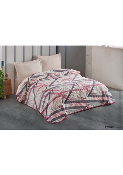 Kalın Tek Kişilik Kabartmalı Battaniye Embos 160X220