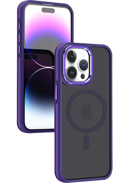 Yzlal Joko Iphone 15 Pro Winner Magsafe Kapak - Derin Mor