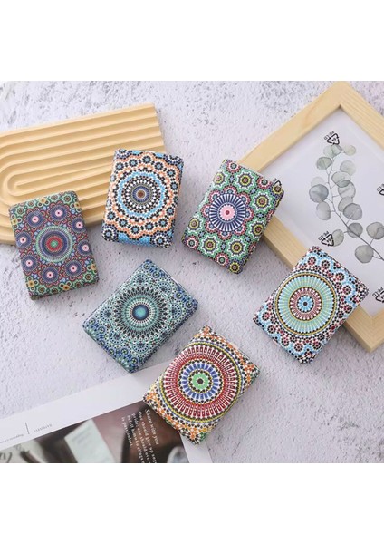 6’lı Mandala Desenli Katlanabilir Çift Taraflı Makyaj Aynası Seti – Kompakt Çanta Aynası indirimleri