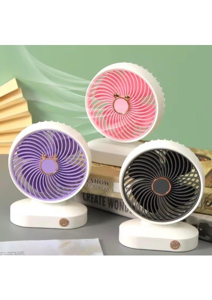 Taşınabilir Mini USB Şarjlı Masaüstü Fanı - Serinliğiniz Her Yerde! fiyatları