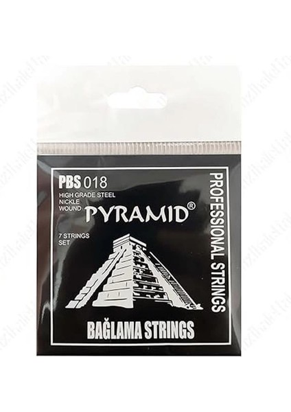 Pyramid Bağlama Teli 0.18 Kısa Sap Takım Tel modelleri
