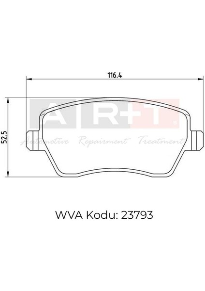 On Fren Balatası Kızaklı Renault Megane Iv-Clıo Iıı-Iv-Kangoo Iıı-Modus-Duster Logan Iı-Dokker-Lodgy Nıssan Mıcra-Note