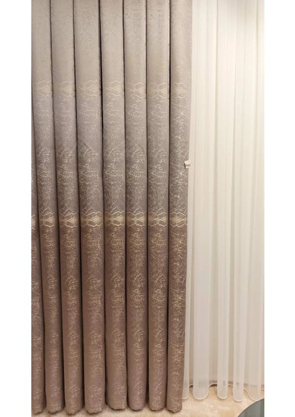 Limba Hardal 1/3 Sık Pile Fon Perde Apm