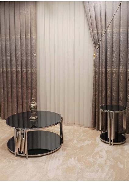 Limba Hardal 1/3 Sık Pile Fon Perde Apm