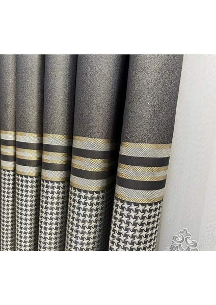 Nivemeshome Didim FT671537 V-2503 Taş 1/3 Sık Pileli Fon Perde Apm indirimleri